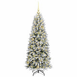 Albero di Natale artificiale con 150 LED Bianco 120 cm
