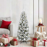 Albero di Natale artificiale con 150 LED Bianco 120 cm
