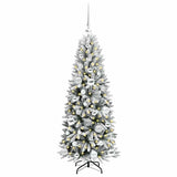 Albero di Natale artificiale con 150 LED Bianco 120 cm