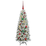 Albero di Natale artificiale con 150 LED Bianco 120 cm