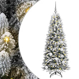 Albero di Natale artificiale con 150 LED Bianco 150 cm