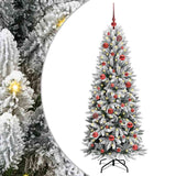 Albero di Natale artificiale con 150 LED Bianco 150 cm