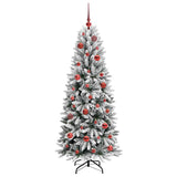 Albero di Natale artificiale con 150 LED Bianco 150 cm