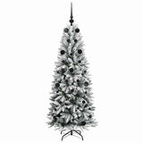 Albero di Natale artificiale con 150 LED Bianco 150 cm