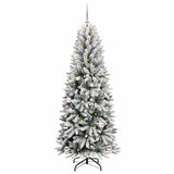 Albero di Natale artificiale con 150 LED Bianco 150 cm