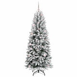 Albero di Natale artificiale con 150 LED Bianco 150 cm