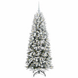 Albero di Natale artificiale con 150 LED Bianco 150 cm