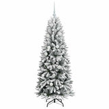Albero di Natale artificiale con 150 LED Bianco 150 cm
