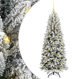 Albero di Natale artificiale con 150 LED Bianco 150 cm