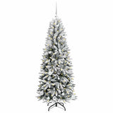 Albero di Natale artificiale con 150 LED Bianco 150 cm