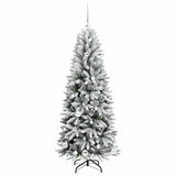 Albero di Natale artificiale con 150 LED Bianco 150 cm