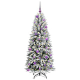 Albero di Natale artificiale con 150 LED Bianco 150 cm