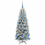 Albero di Natale artificiale con 150 LED Bianco 150 cm