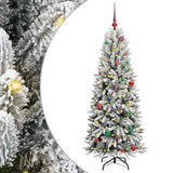 Albero di Natale artificiale con 150 LED Bianco 150 cm