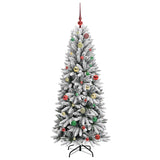 Albero di Natale artificiale con 150 LED Bianco 150 cm