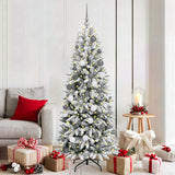 Albero di Natale artificiale con 300 LED Bianco 180 cm