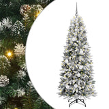 Albero di Natale artificiale con 300 LED Bianco 180 cm