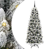 Albero di Natale artificiale con 300 LED Bianco 180 cm