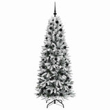 Albero di Natale artificiale con 300 LED Bianco 180 cm