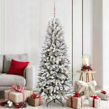 Albero di Natale artificiale con 300 LED Bianco 180 cm