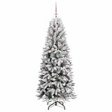 Albero di Natale artificiale con 300 LED Bianco 180 cm