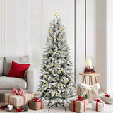 Albero di Natale artificiale con 300 LED Bianco 180 cm