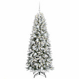 Albero di Natale artificiale con 300 LED Bianco 180 cm