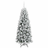 Albero di Natale artificiale con 300 LED Bianco 180 cm