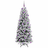 Albero di Natale artificiale con 300 LED Bianco 180 cm