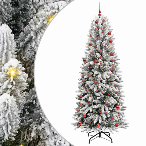 Albero di Natale artificiale con 300 LED Bianco 210 cm