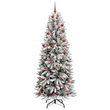 Albero di Natale artificiale con 300 LED Bianco 210 cm