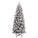 Albero di Natale artificiale con 300 LED Bianco 210 cm