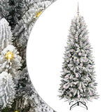 Albero di Natale artificiale con 300 LED Bianco 210 cm