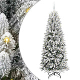 Albero di Natale artificiale con 300 LED Bianco 210 cm