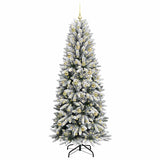 Albero di Natale artificiale con 300 LED Bianco 210 cm