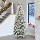 Albero di Natale artificiale con 300 LED Bianco 240 cm