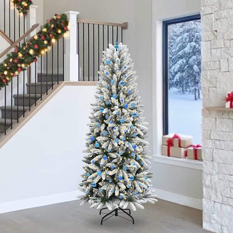 Albero di Natale artificiale con 300 LED Bianco 240 cm