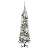 Albero di Natale artificiale con 150 LED Bianco 120 cm
