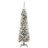 Albero di Natale artificiale con 150 LED Bianco 150 cm