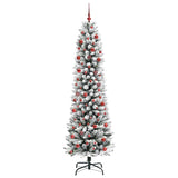 Albero di Natale artificiale con 300 LED Bianco 210 cm