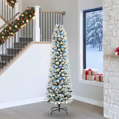 Albero di Natale artificiale con 300 LED Bianco 240 cm