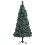 Albero di Natale artificiale preilluminato con set di palline