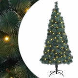 Albero di Natale artificiale preilluminato Verde 180 cm PET