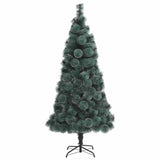 Albero di Natale artificiale preilluminato Verde 180 cm PET