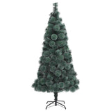 Albero di Natale Artificiale Pre-illuminato con Set di Palline