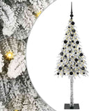 Albero di Natale con 150 LED Bianco 150 cm PE e Acciaio