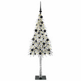 Albero di Natale con 150 LED Bianco 150 cm PE e Acciaio