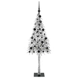 Albero di Natale con 150 LED Bianco 150 cm PE e Acciaio