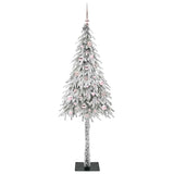 Albero di Natale con 150 LED Bianco 150 cm PE e Acciaio