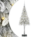 Albero di Natale con 150 LED Bianco 150 cm PE e Acciaio